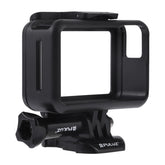 PULUZ Standard Border Frame ABS-Schutzkäfig für DJI Osmo Action, mit Schnallen-Basishalterung und Schraube, ABS